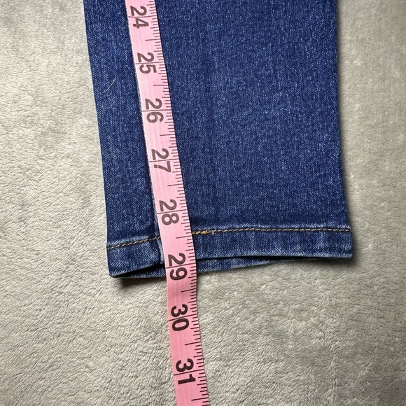 Fashion Nova Skinny Jeans Size 3 *22x29 High Rise Dark Wash Denim Casual Stretch - Picture 7 of 11